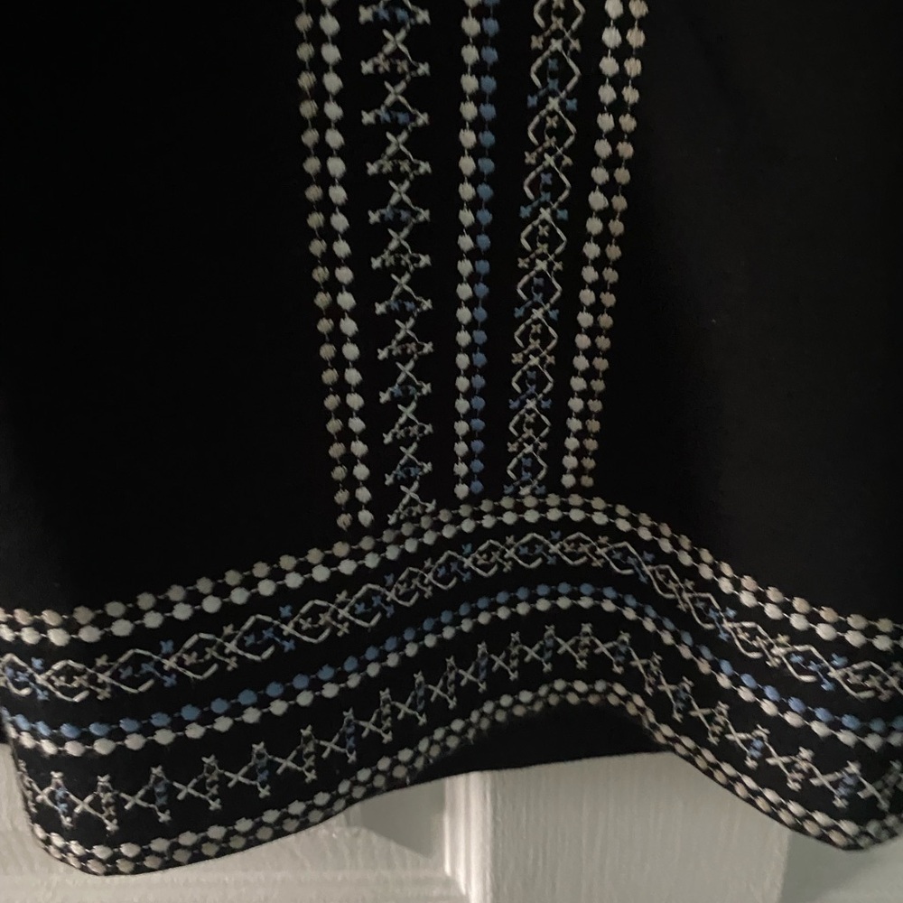 J. Jill Black and White A-Line Knee-Length Skirt - Picture 3 of 7